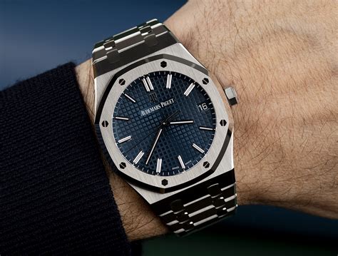 audemars piguet royal oak blue dial diamond|audemars piguet royal oak selfwinding.